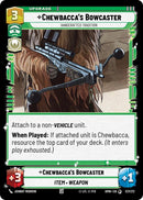 Image for Chewbacca's Bowcaster - Handcrafted Tradition (127/272) (Homeworlds) (HMW) - Star Wars: Unlimited