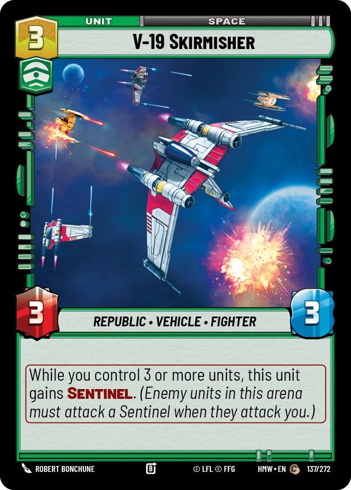 Image for V-19 Skirmisher (137/272) (Homeworlds) (HMW) - Star Wars: Unlimited