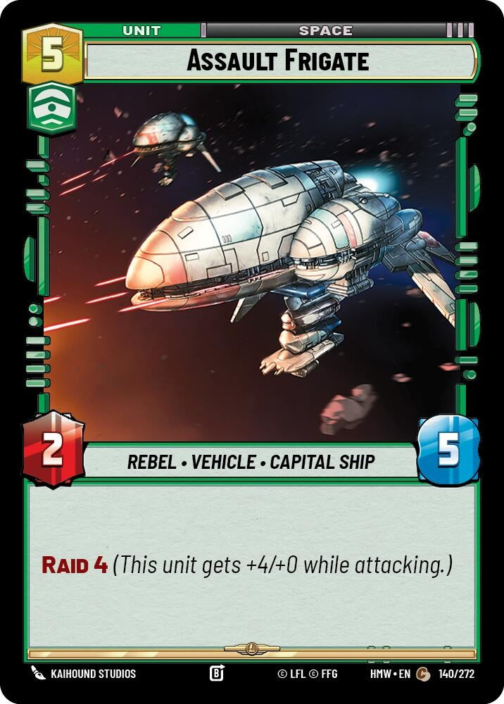 Image for Assault Frigate (140/272) (Homeworlds) (HMW) - Star Wars: Unlimited