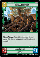Image for Local Support (148/272) (Homeworlds) (HMW) - Star Wars: Unlimited