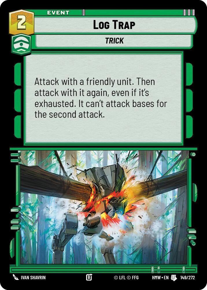 Image for Log Trap (149/272) (Homeworlds) (HMW) - Star Wars: Unlimited