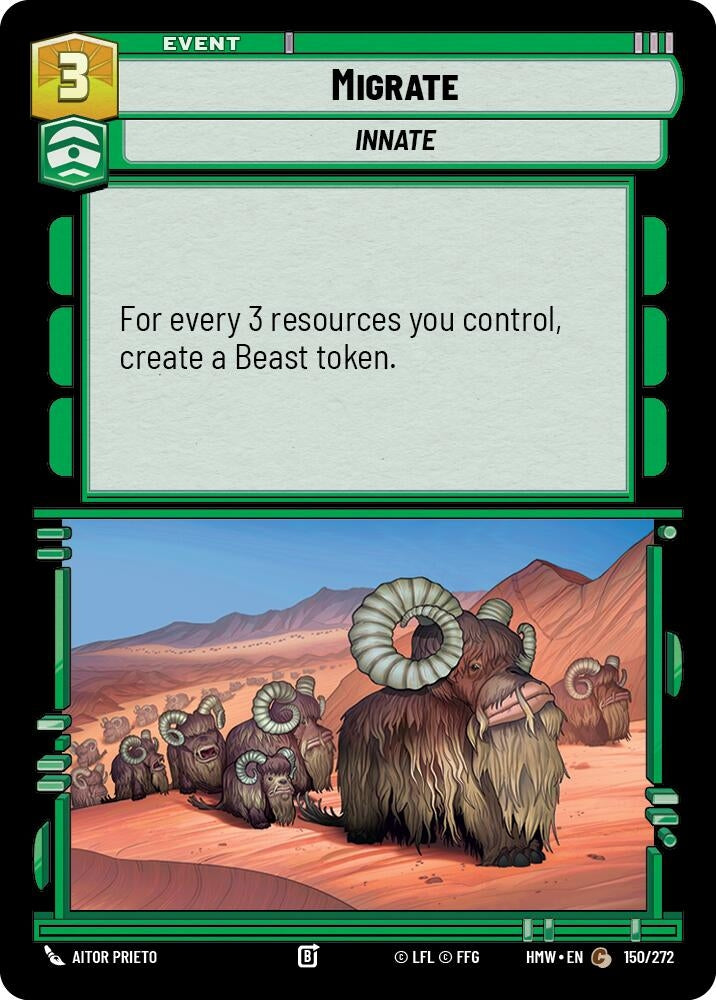 Image for Migrate (150/272) (Homeworlds) (HMW) - Star Wars: Unlimited