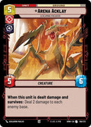 Image for Arena Acklay - Screaming Predator (156/272) (Homeworlds) (HMW) - Star Wars: Unlimited
