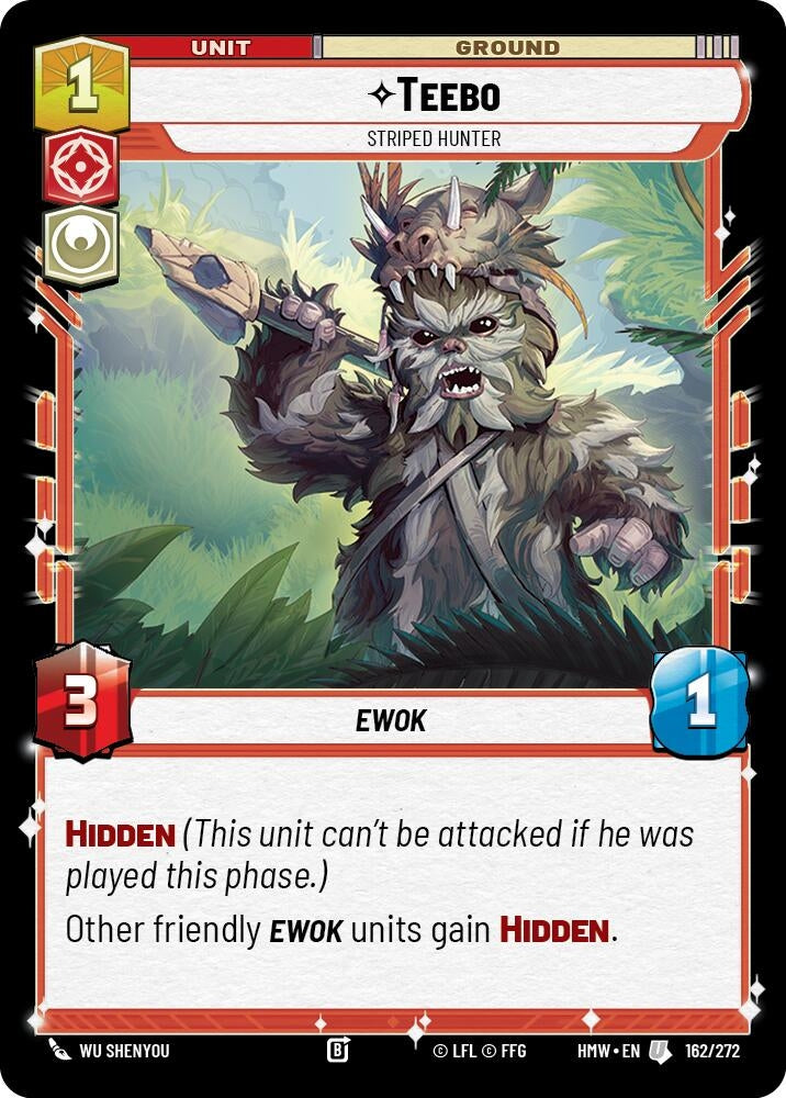 Image for Teebo - Striped Hunter (162/272) (Homeworlds) (HMW) - Star Wars: Unlimited