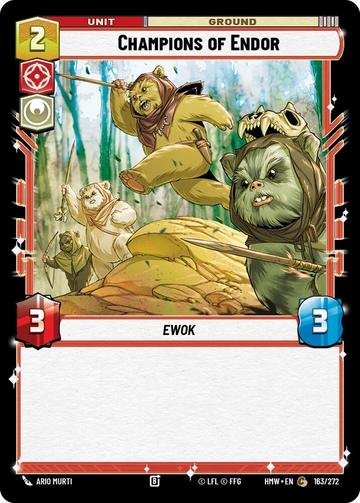 Image for Champions of Endor (163/272) (Homeworlds) (HMW) - Star Wars: Unlimited