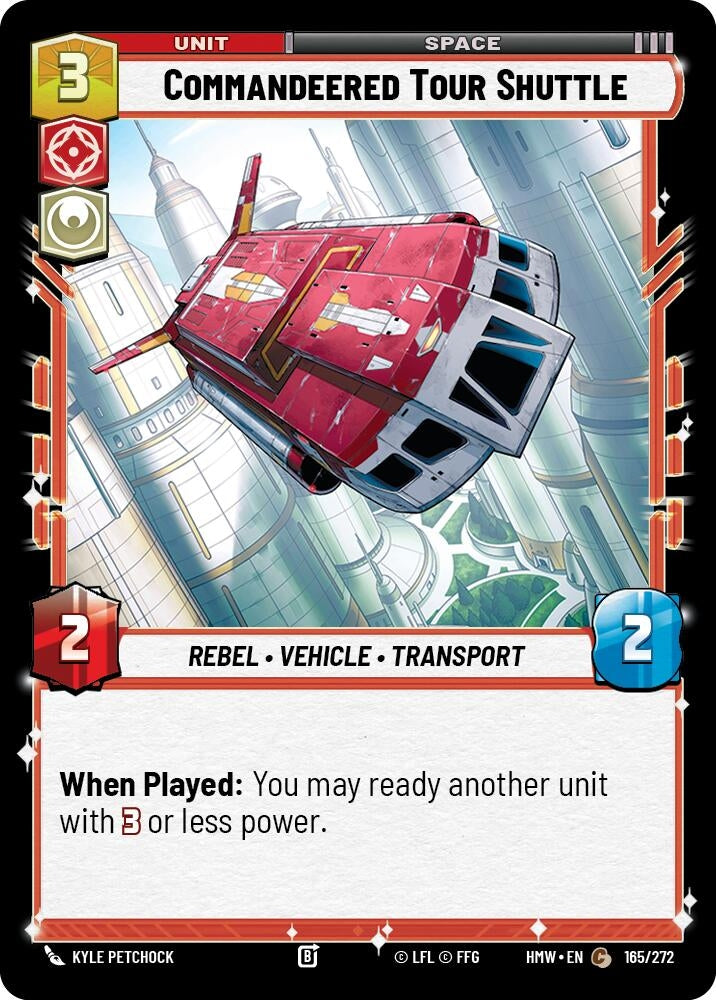 Image for Commandeered Tour Shuttle (165/272) (Homeworlds) (HMW) - Star Wars: Unlimited
