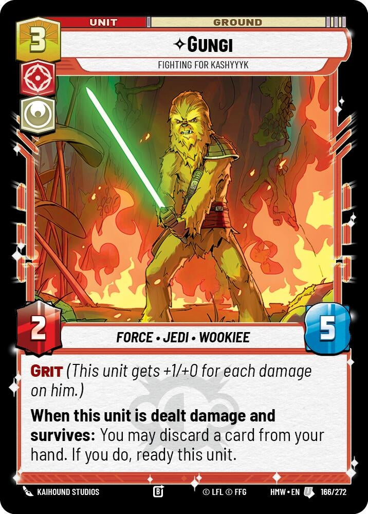 Image for Gungi - Fighting for Kashyyyk (166/272) (Homeworlds) (HMW) - Star Wars: Unlimited