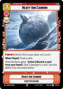 Image for Heavy Ion Cannon (172/272) (Homeworlds) (HMW) - Star Wars: Unlimited