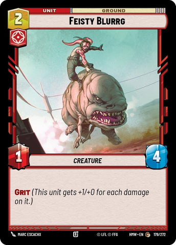 Image for Feisty Blurrg (179/272) (Homeworlds) (HMW) - Star Wars: Unlimited
