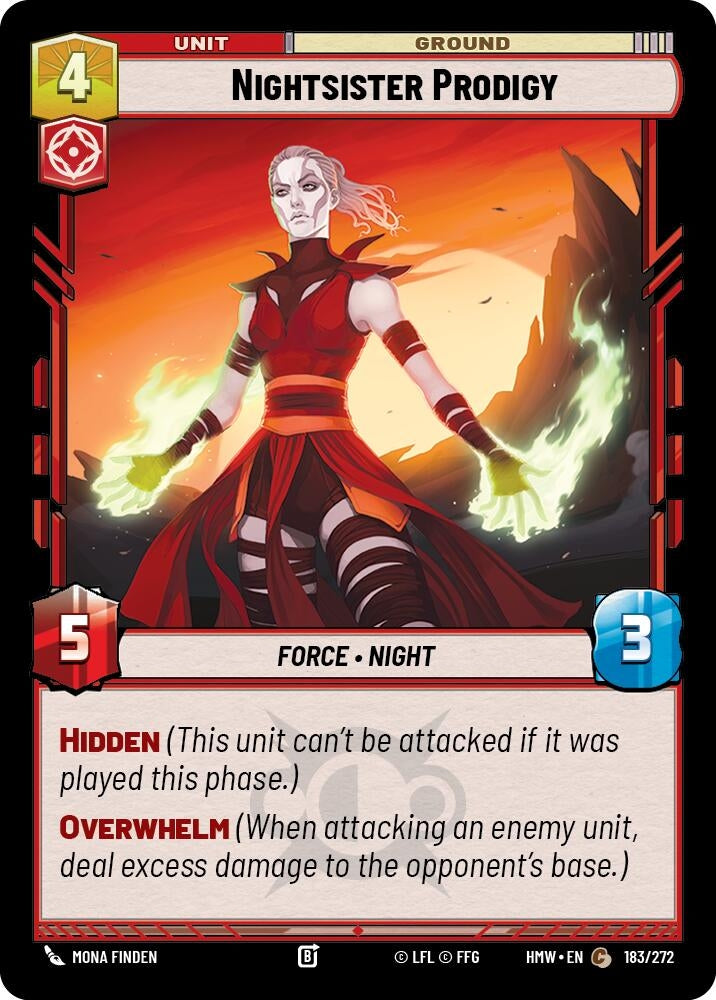 Image for Nightsister Prodigy (183/272) (Homeworlds) (HMW) - Star Wars: Unlimited