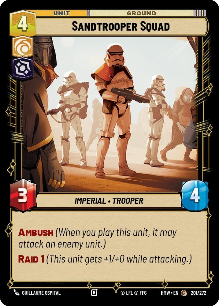 Image for Sandtrooper Squad (201/272) (Homeworlds) (HMW) - Star Wars: Unlimited