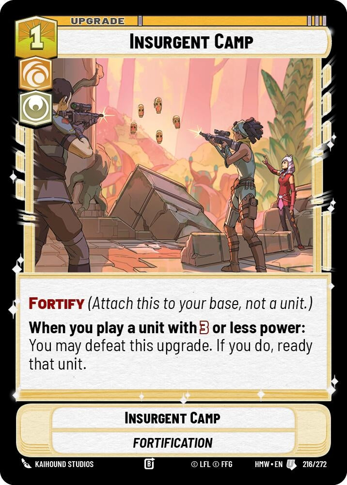 Image for Insurgent Camp (216/272) (Homeworlds) (HMW) - Star Wars: Unlimited