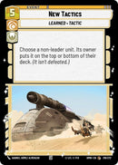 Image for New Tactics (218/272) (Homeworlds) (HMW) - Star Wars: Unlimited