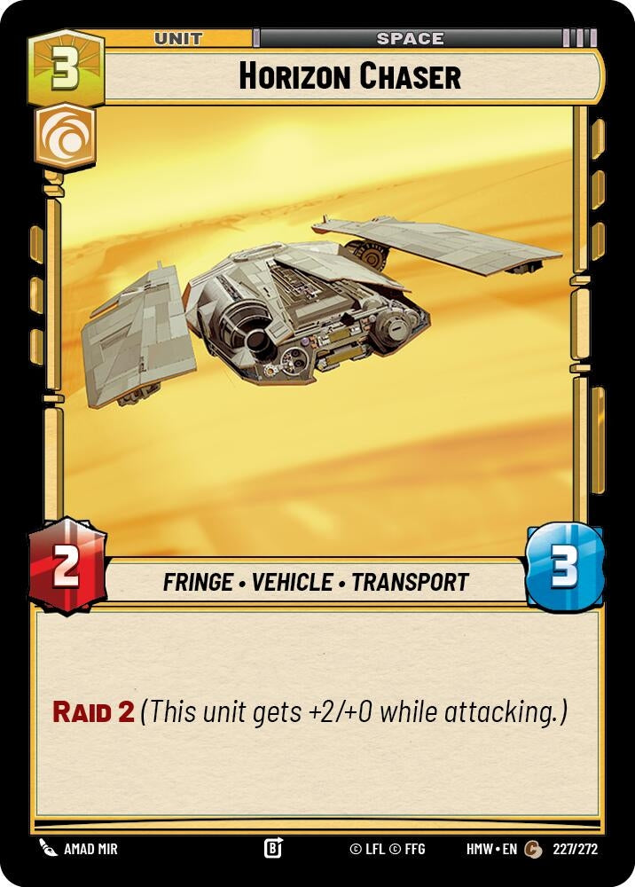 Image for Horizon Chaser (227/272) (Homeworlds) (HMW) - Star Wars: Unlimited