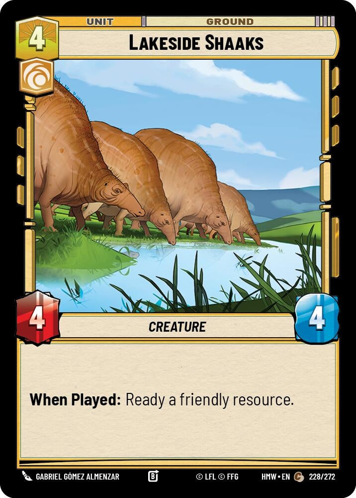 Image for Lakeside Shaaks (228/272) (Homeworlds) (HMW) - Star Wars: Unlimited