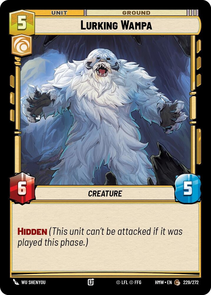 Image for Lurking Wampa (229/272) (Homeworlds) (HMW) - Star Wars: Unlimited