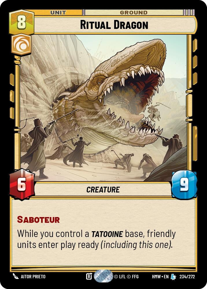 Image for Ritual Dragon (234/272) (Homeworlds) (HMW) - Star Wars: Unlimited