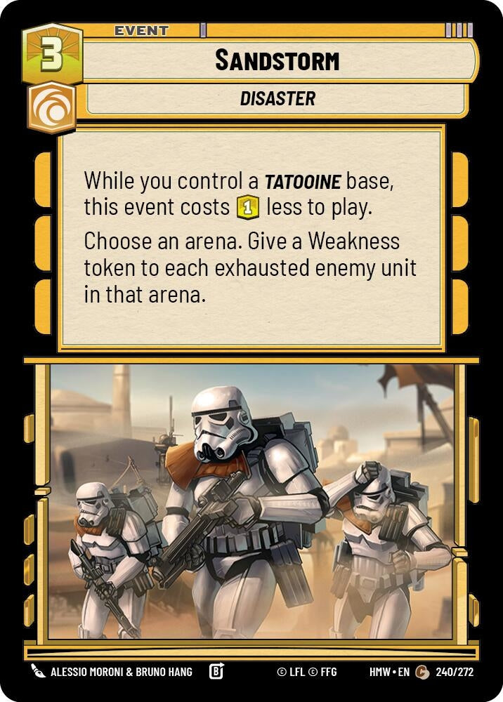 Image for Sandstorm (240/272) (Homeworlds) (HMW) - Star Wars: Unlimited