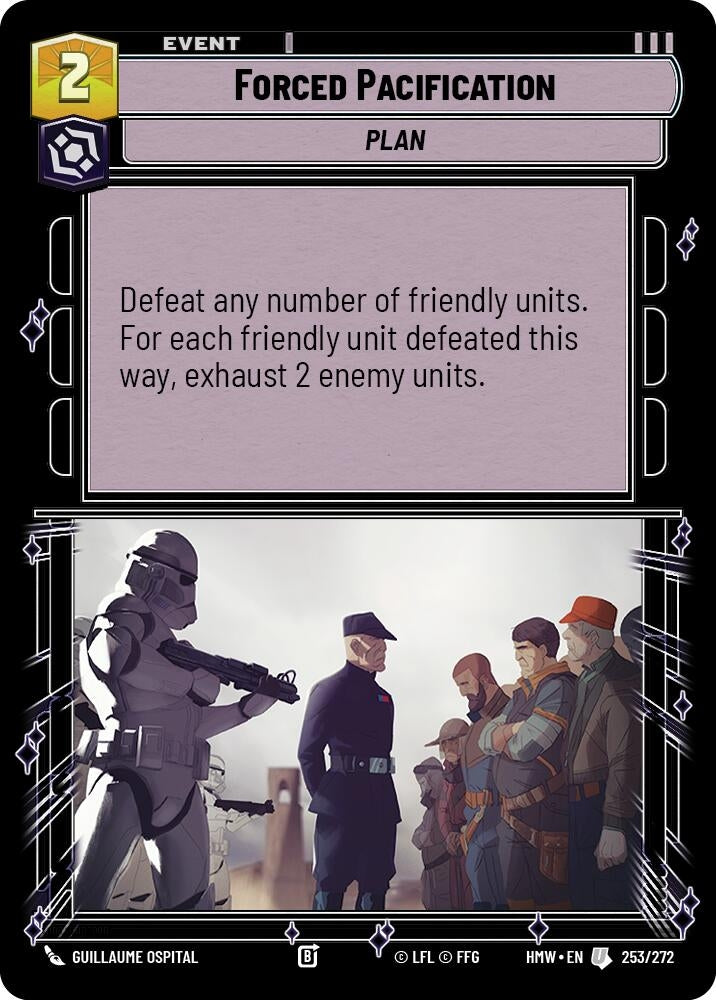 Image for Forced Pacification (253/272) (Homeworlds) (HMW) - Star Wars: Unlimited