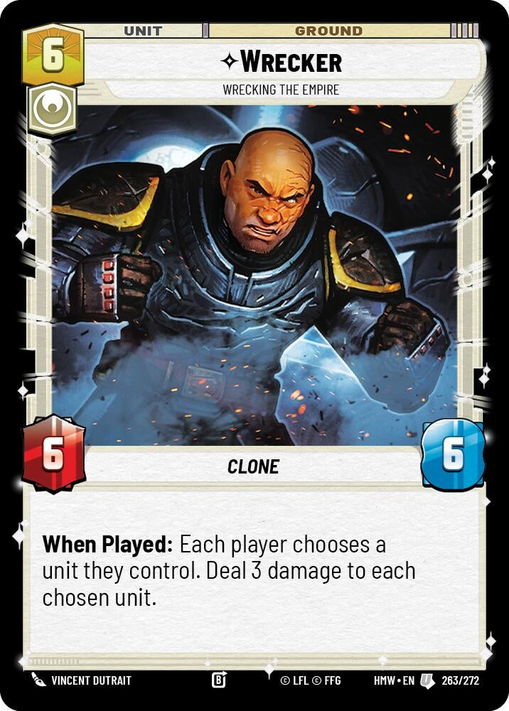 Image for Wrecker - Wrecking the Empire (263/272) (Homeworlds) (HMW) - Star Wars: Unlimited