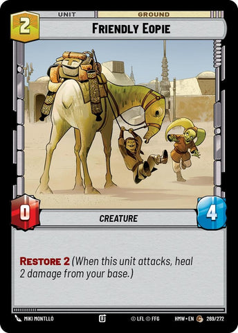 Image for Friendly Eopie (269/272) (Homeworlds) (HMW) - Star Wars: Unlimited