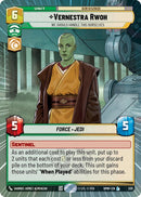 Image for Vernestra Rwoh - We Should Handle This Ourselves (Hyperspace) (320) (Homeworlds) (HMW) - Star Wars: Unlimited
