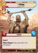 Image for A'Koba - Restless Raider (Hyperspace) (324) (Homeworlds) (HMW) - Star Wars: Unlimited