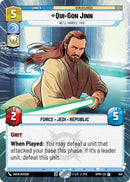 Image for Qui-Gon Jinn - We'll Handle This (Hyperspace) (350) (Homeworlds) (HMW) - Star Wars: Unlimited