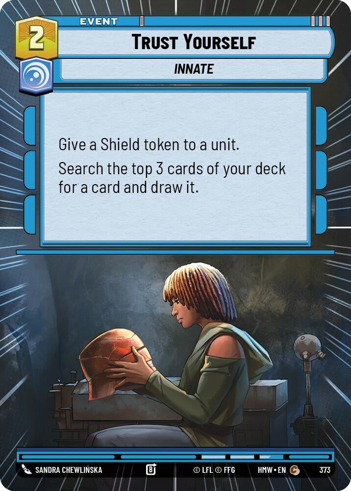 Image for Trust Yourself (Hyperspace) (373) (Homeworlds) (HMW) - Star Wars: Unlimited
