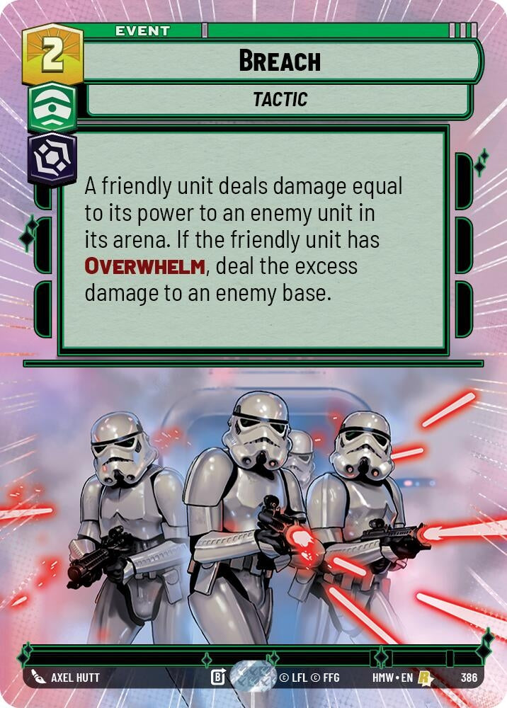 Image for Breach (Hyperspace) (386) (Homeworlds) (HMW) - Star Wars: Unlimited