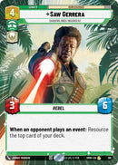 Image for Saw Gerrera - Shadowlands Insurgent (Hyperspace) (391) (Homeworlds) (HMW) - Star Wars: Unlimited