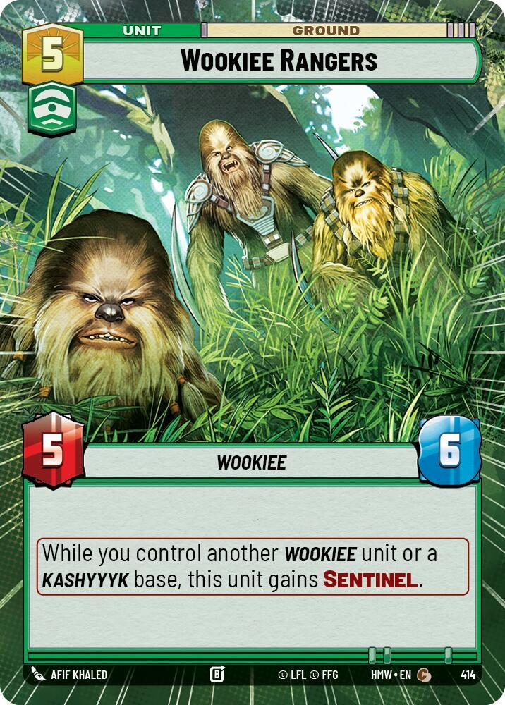Image for Wookiee Rangers (Hyperspace) (414) (Homeworlds) (HMW) - Star Wars: Unlimited