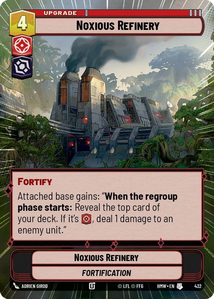 Image for Noxious Refinery (Hyperspace) (432) (Homeworlds) (HMW) - Star Wars: Unlimited