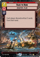 Image for Raze to Ruin (Hyperspace) (433) (Homeworlds) (HMW) - Star Wars: Unlimited