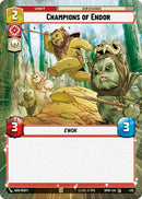 Image for Champions of Endor (Hyperspace) (435) (Homeworlds) (HMW) - Star Wars: Unlimited