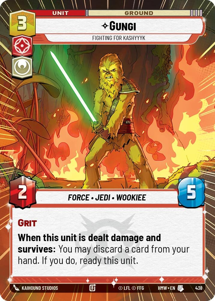 Image for Gungi - Fighting for Kashyyyk (Hyperspace) (438) (Homeworlds) (HMW) - Star Wars: Unlimited