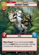 Image for Adamant Ewoks (Hyperspace) (449) (Homeworlds) (HMW) - Star Wars: Unlimited