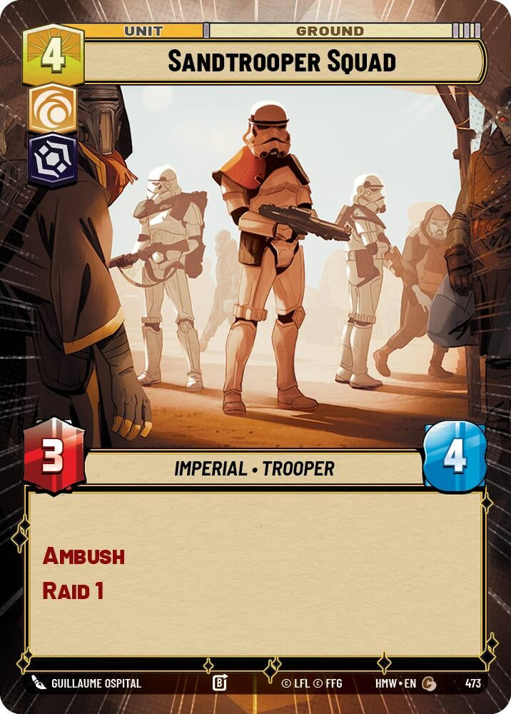 Image for Sandtrooper Squad (Hyperspace) (473) (Homeworlds) (HMW) - Star Wars: Unlimited