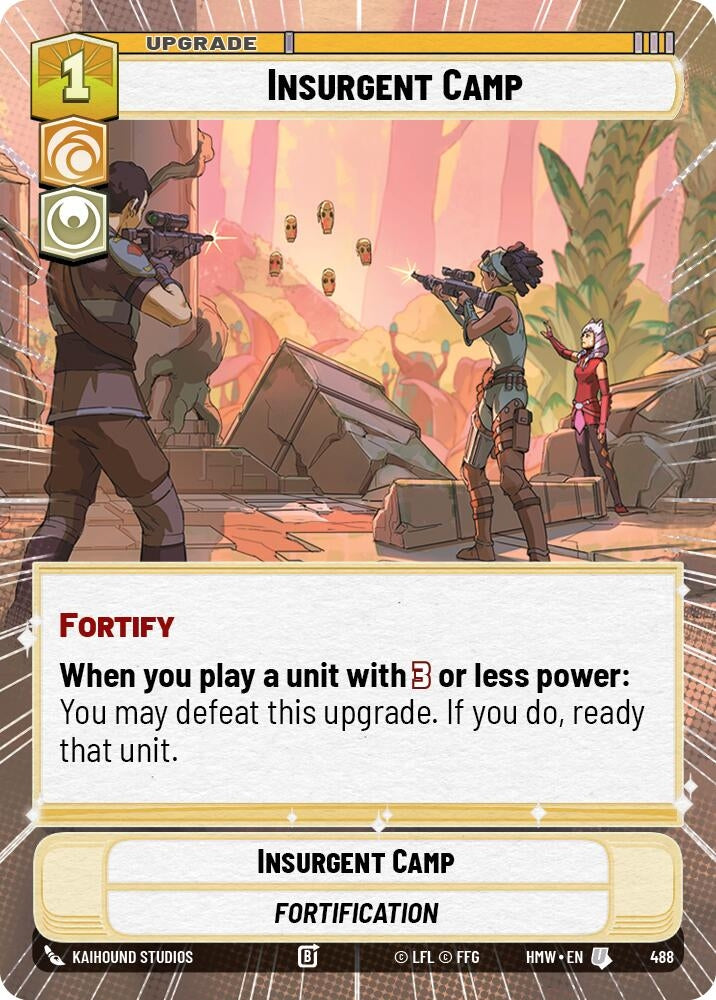 Image for Insurgent Camp (Hyperspace) (488) (Homeworlds) (HMW) - Star Wars: Unlimited