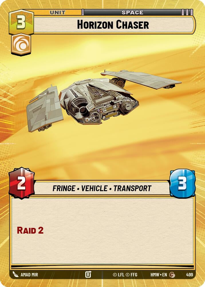 Image for Horizon Chaser (Hyperspace) (499) (Homeworlds) (HMW) - Star Wars: Unlimited