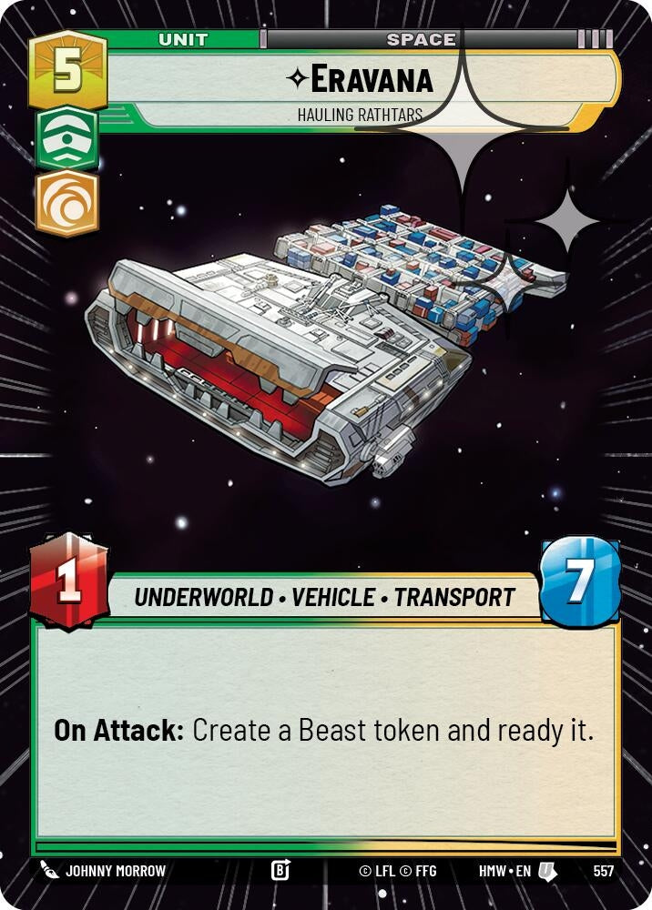 Image for Eravana - Hauling Rathtars (Hyperspace Foil) (557) (Homeworlds) (HMW) - Star Wars: Unlimited