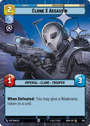 Image for Clone X Assassin (Hyperspace Foil) (569) (Homeworlds) (HMW) - Star Wars: Unlimited