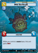 Image for Opee Sea Killer (Hyperspace Foil) (600) (Homeworlds) (HMW) - Star Wars: Unlimited