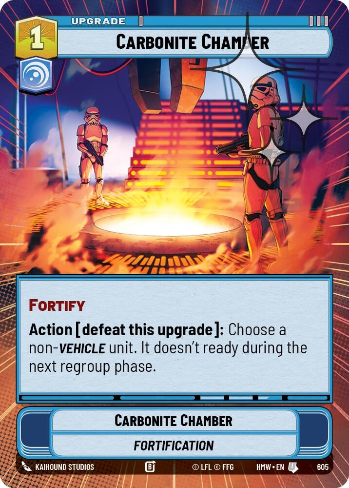 Image for Carbonite Chamber (Hyperspace Foil) (605) (Homeworlds) (HMW) - Star Wars: Unlimited