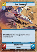 Image for Dire Prowess (Hyperspace Foil) (607) (Homeworlds) (HMW) - Star Wars: Unlimited
