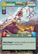 Image for Disposable B1 (Hyperspace Foil) (613) (Homeworlds) (HMW) - Star Wars: Unlimited