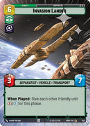 Image for Invasion Lander (Hyperspace Foil) (621) (Homeworlds) (HMW) - Star Wars: Unlimited