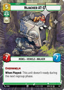Image for Hijacked AT-ST (Hyperspace Foil) (631) (Homeworlds) (HMW) - Star Wars: Unlimited