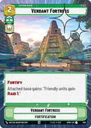 Image for Verdant Fortress (Hyperspace Foil) (636) (Homeworlds) (HMW) - Star Wars: Unlimited