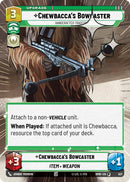 Image for Chewbacca's Bowcaster - Handcrafted Tradition (Hyperspace Foil) (637) (Homeworlds) (HMW) - Star Wars: Unlimited